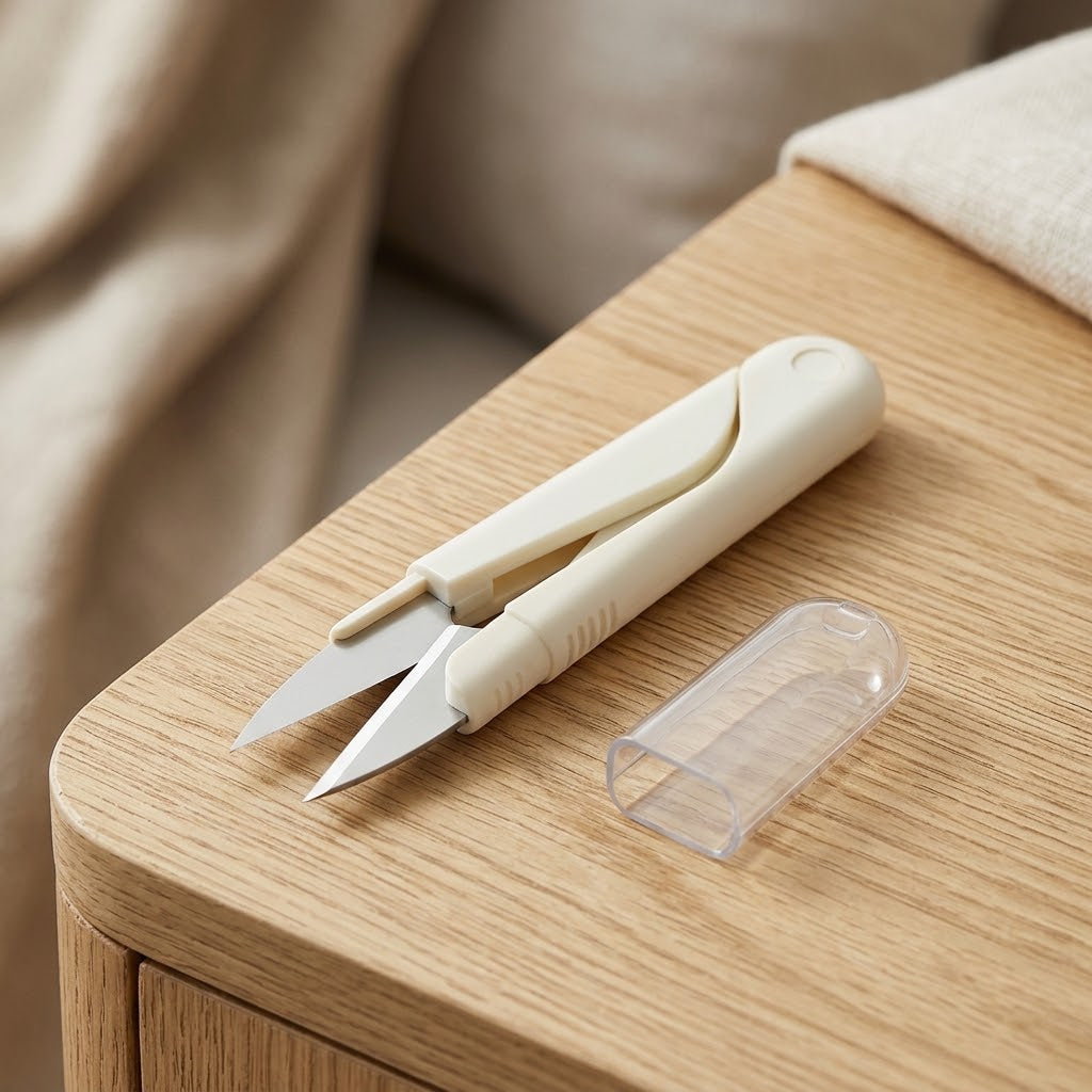 Small Craft Scissors With Cover – Portable Sewing And Crochet Cutter