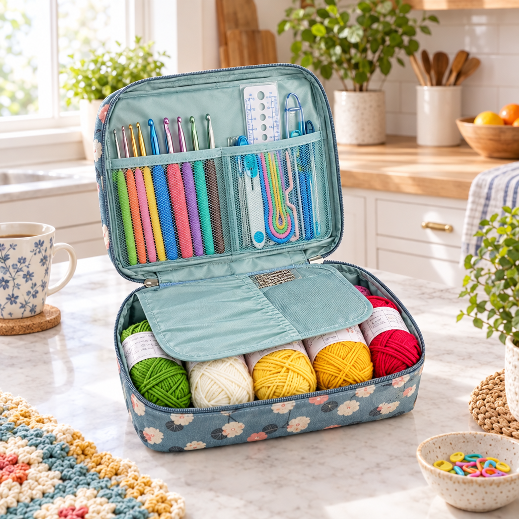 DIY Crochet Tool Kit – Complete Yarn Craft Accessories Set