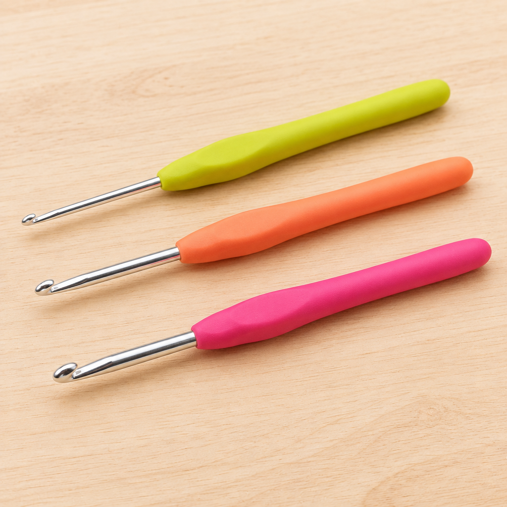 3pcs Crochet Hook Set – Beginner Knitting And Amigurumi Tool Kit