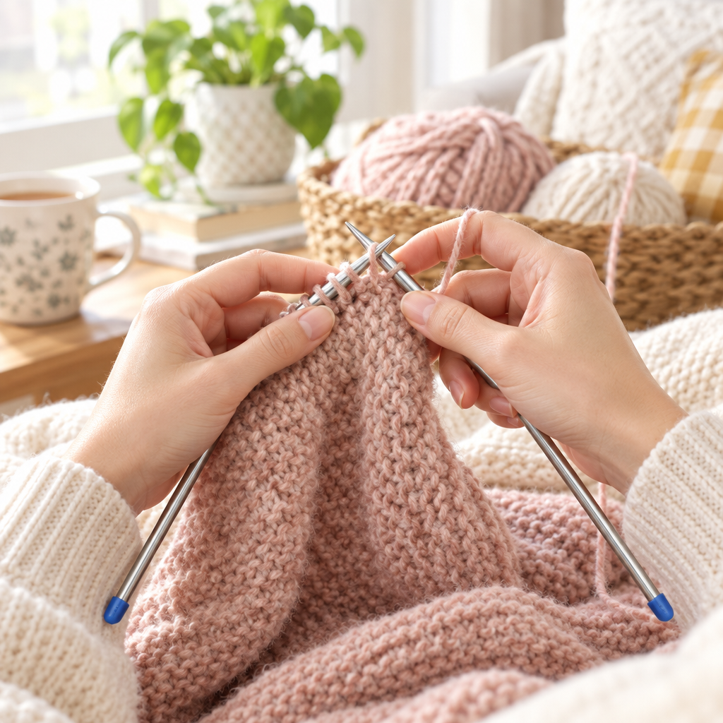 Single Point Knitting Needles – Stainless Steel Yarn Craft Tool