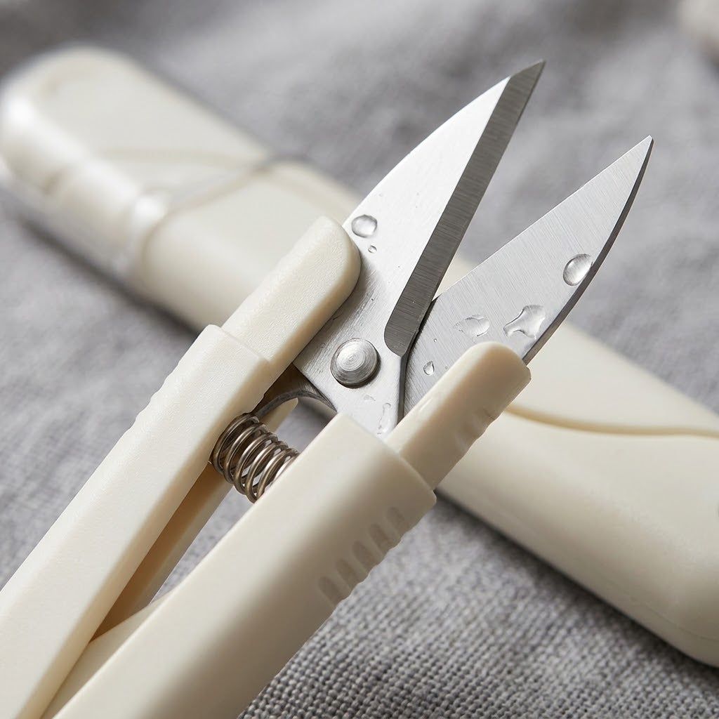 Small Craft Scissors With Cover – Portable Sewing And Crochet Cutter
