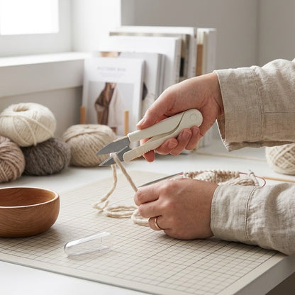 Small Craft Scissors With Cover – Portable Sewing And Crochet Cutter