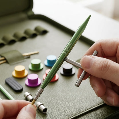 Colorful Interchangeable Crochet Hook Set – Complete Knitting Needle Kit