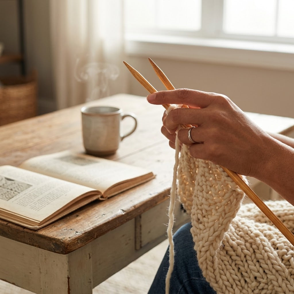 Bamboo Knitting Needles – 36cm Wooden Needles For Crochet And Knitting