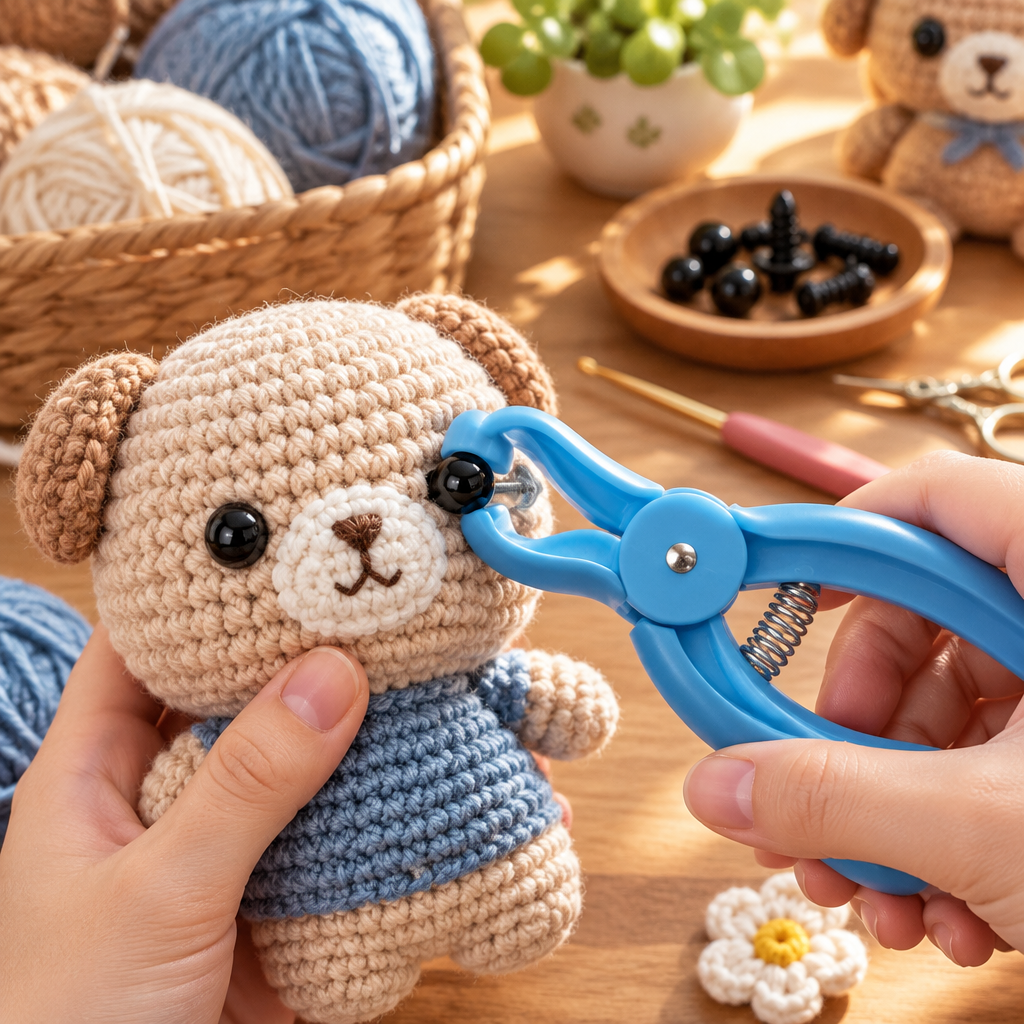Safety Eye Installation Tool – Crochet Amigurumi Craft Accessory